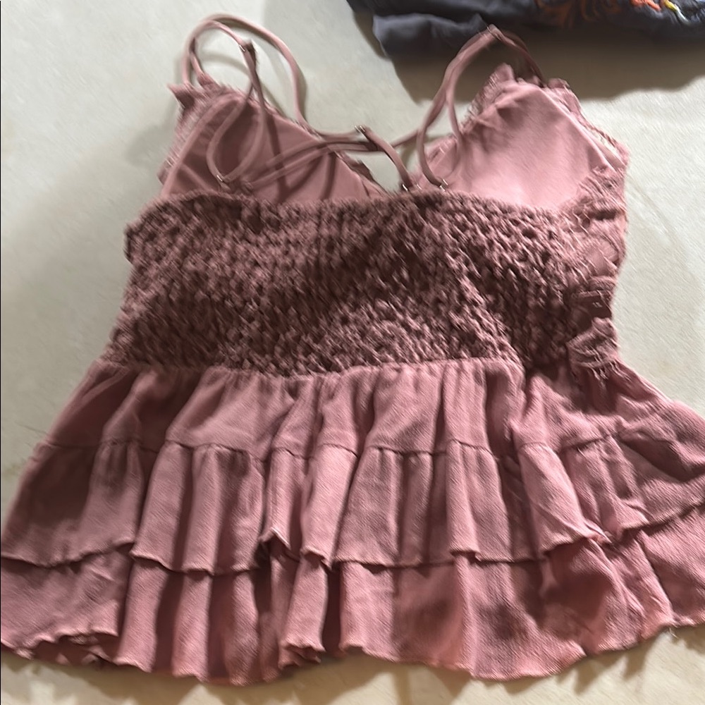Pink Lily Mauve Lace Top - Picture 3 of 3